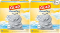Glad ForceFlex Tall Kitchen Trash Bags, 13 Gallon, Fresh Clean by GladTrashFoodStorage