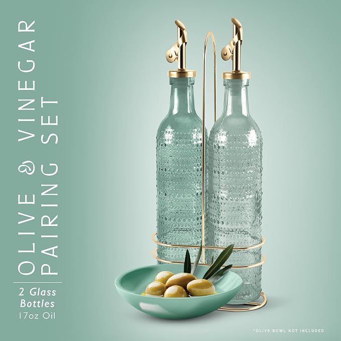 COOK WITH COLOR Glass Olive Oil Bottle Dispenser - Image 2