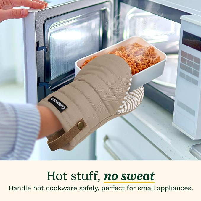 Cuisinart Mini Oven Mitts – 5.5” x 8” Heat-Resistant Kitchen Mitts - Image 2