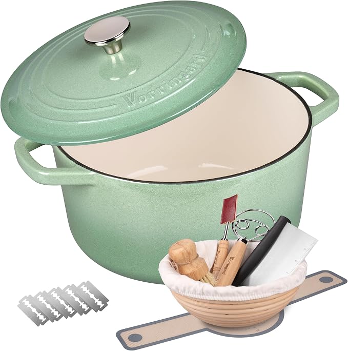VORRINGARD Enameled Cast Iron Dutch Oven Pot by Unknown