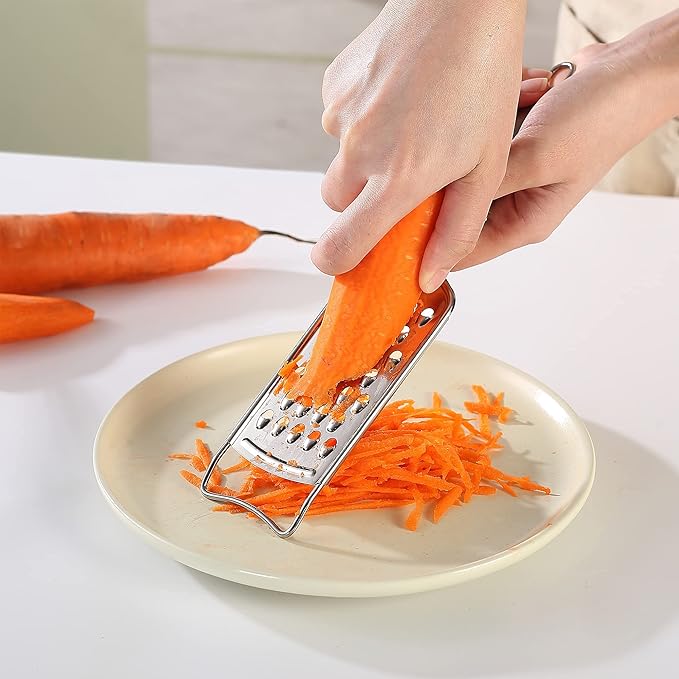 Tongjude Stainless Steel Cheese Grater Set, Lemon Zester - Image 4