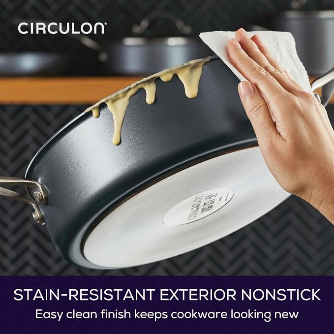 Circulon A1 Series with ScratchDefense Nonstick Induction Cookware, Large Saute - Image 9