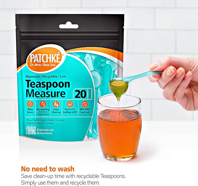 Plastic Measuring Spoons, Fits in Jar, Good - Image 8