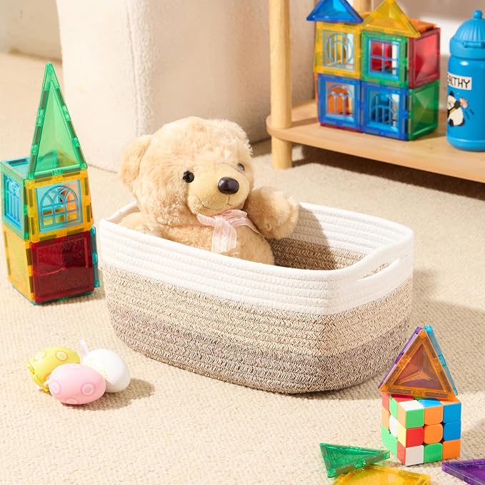 MiniArk Small Storage Baskets for Organizing | Closet Organizer Bins | Shelf - Image 4