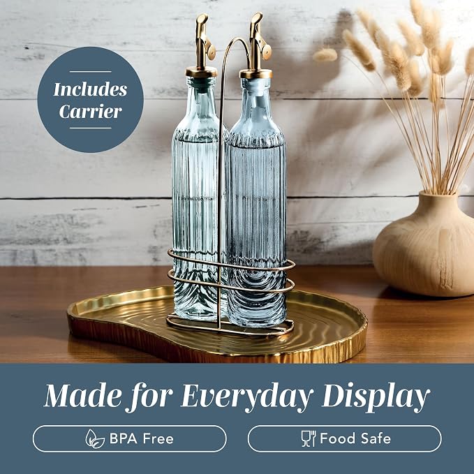 COOK WITH COLOR Glass Olive Oil Bottle Dispenser - Image 6