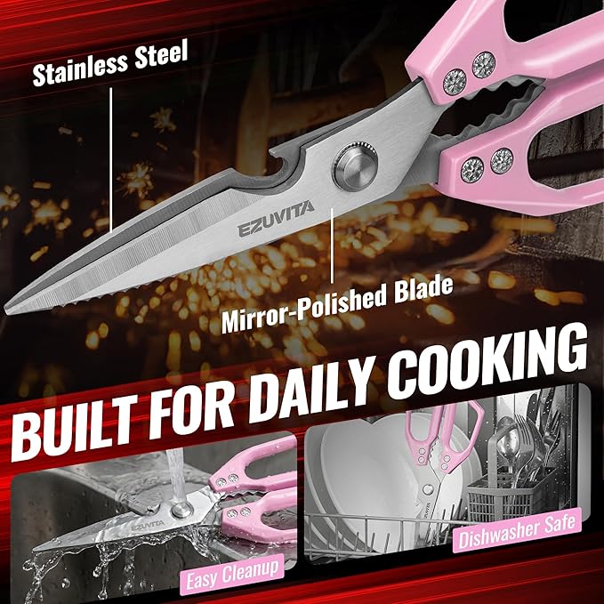 5-in-1 Multifunctional Heavy-Duty Korean Kitchen Scissors - Image 3