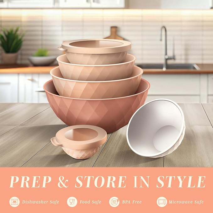 COOK WITH COLOR Mixing Bowls with Lids - Image 2