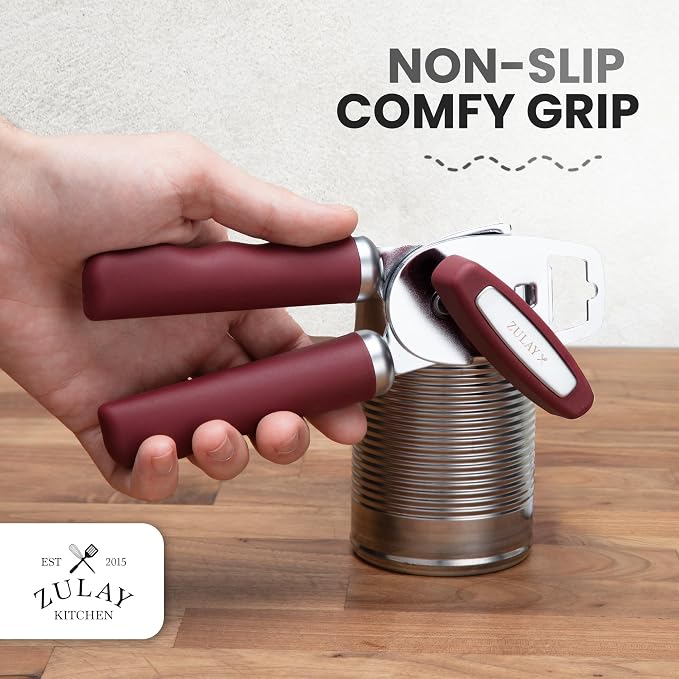 Zulay Kitchen Heavy Duty Stainless Steel Can Opener Manual - Image 5