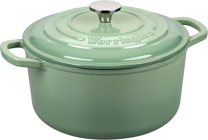 VORRINGARD Enameled Cast Iron Dutch Oven Pot - Image 7