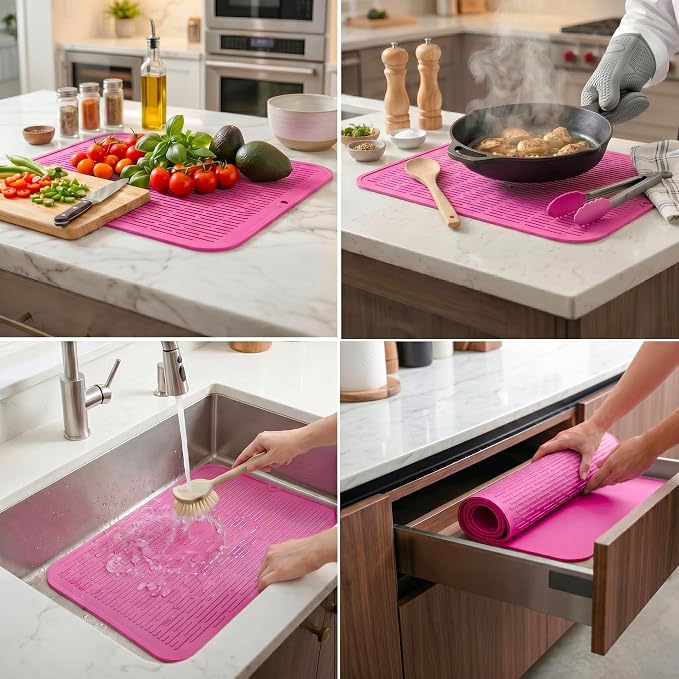 MicoYang Silicone Dish Drying Mat - Image 3