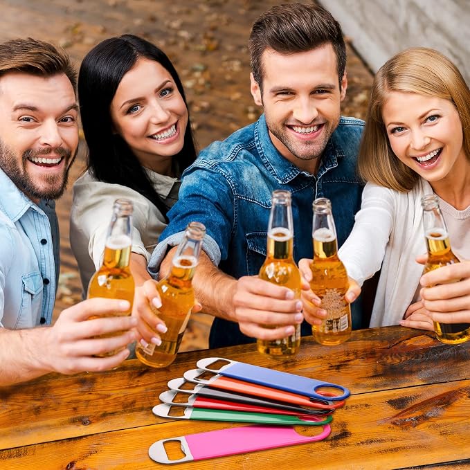 24 Pack Stainless Steel Flat Bottle Opener Bulk Heavy Duty Bartender Beer - Image 7