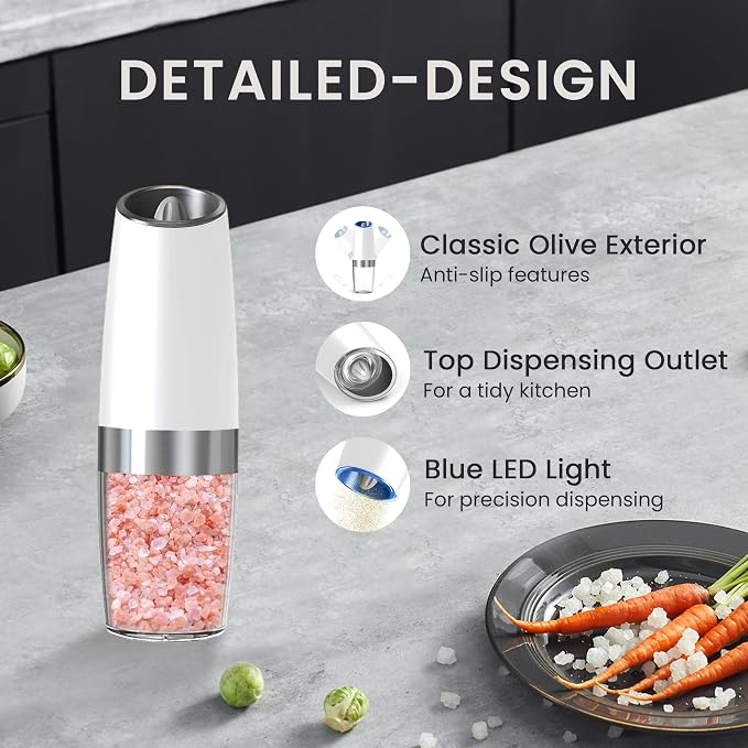 Battery Operated Salt And Pepper Grinder Set - Image 5
