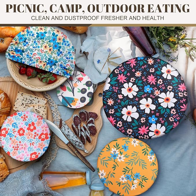 10 Pack Cloth Bowl Covers for Bread Rising - Image 4