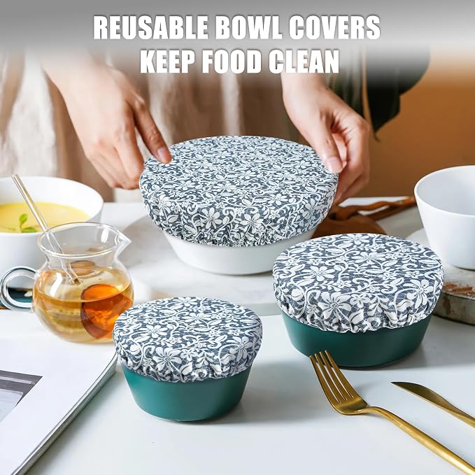 wegreeco Elastic Reusable Bowl Covers - Image 6