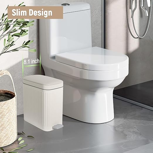rejomiik Small Bathroom Trash Can - Image 2
