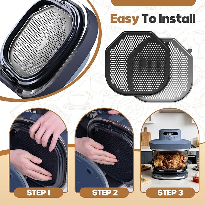2 PCS Silicone Splatter Shield Heat-Resistant Splash Guard - Image 3