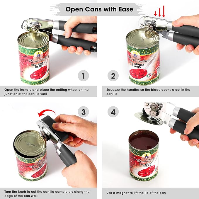 Beneno Heavy Duty Hand Can Opener Manual - Image 4