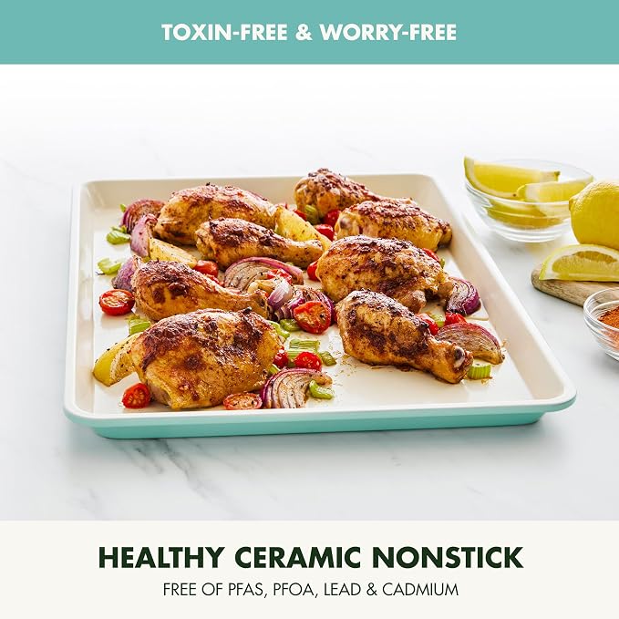 GreenPan Bakewell 13"x18" Baking Sheet Pan, Healthy Ceramic Nonstick Bakeware - Image 2