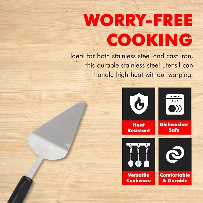 Chef Craft Select Pie/Cake Server, 11.5 inch, Stainless Steel - Image 2