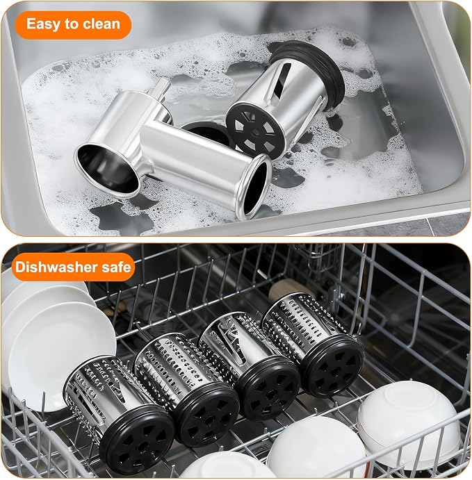 Stainless Steel Slicer Shredder Attachments - Image 6