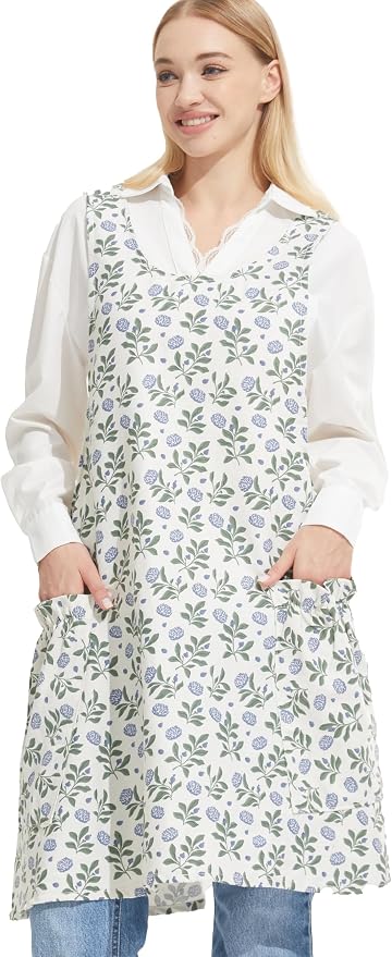 Cozy Adjustable Cross Back Aprons by APRONNER