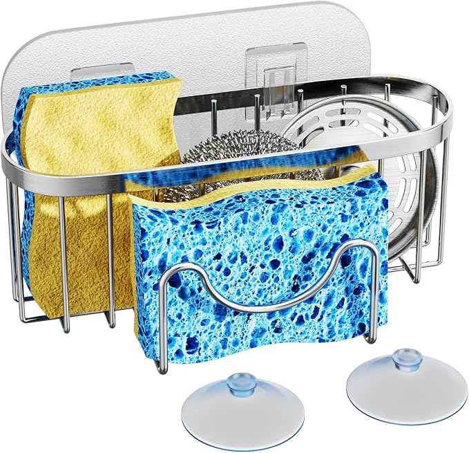 HapiRm Kitchen Sponge Holder for Sink by HapiRm