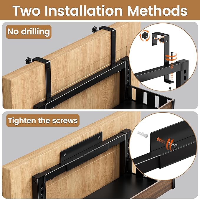POKIPO 8 Tier Over The Door Pantry Organizer, 2 IN 1 Wall Mount or Hanging - Image 4