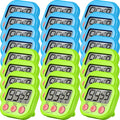 Weewooday 24 Pcs Digital Kitchen Timer Magnetic Timer Bulk On/Off Switch Minute by Weewooday