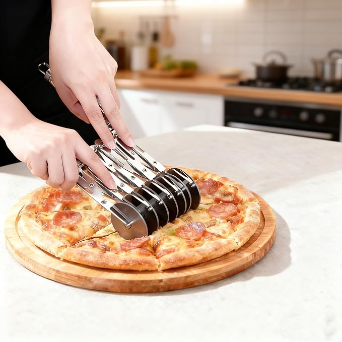 Wheel Pastry Cutter, Adjustable Pasta Cutter - Image 5