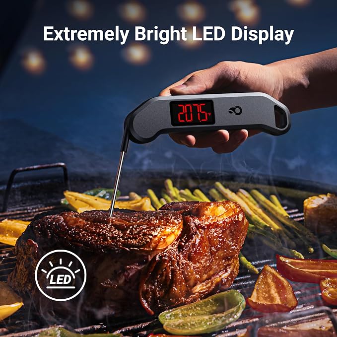 Professional Digital Meat Thermometer, 1 Sec Instant Read, ±0.5℉ Accuracy - Image 5