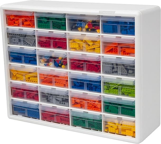 Akro-Mils 24-Drawer Plastic Drawer Storage Cabinet - Image 8