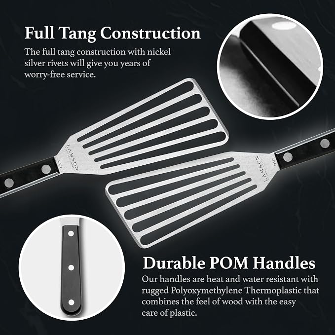 Lamson Metal Spatula Slotted Turner - Image 5
