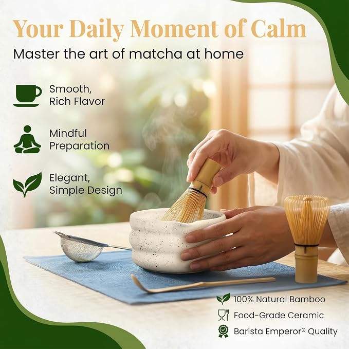 BARISTA EMPEROR® MATCHA WHISK SET PREMIUM 11pcs - Image 2