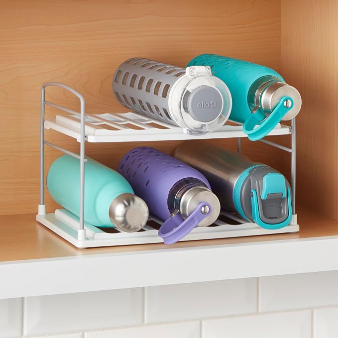 YouCopia UpSpace Water Bottle and Travel Mug Cabinet Organizer, Adjustable - Image 5