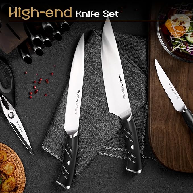 Astercook Knife Set, Kitchen Knives Set - Image 9