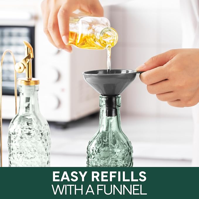 COOK WITH COLOR Glass Olive Oil Bottle Dispenser - Image 8