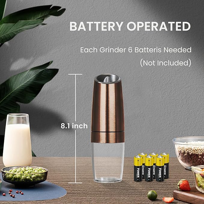 Battery Operated Salt And Pepper Grinder Set - Image 4