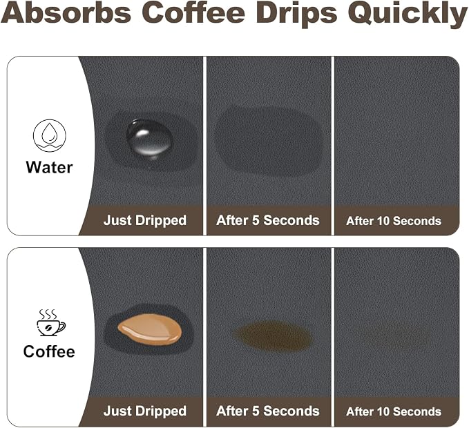 Coffee Mat, Absorbent Dish Drying Mat - Image 2