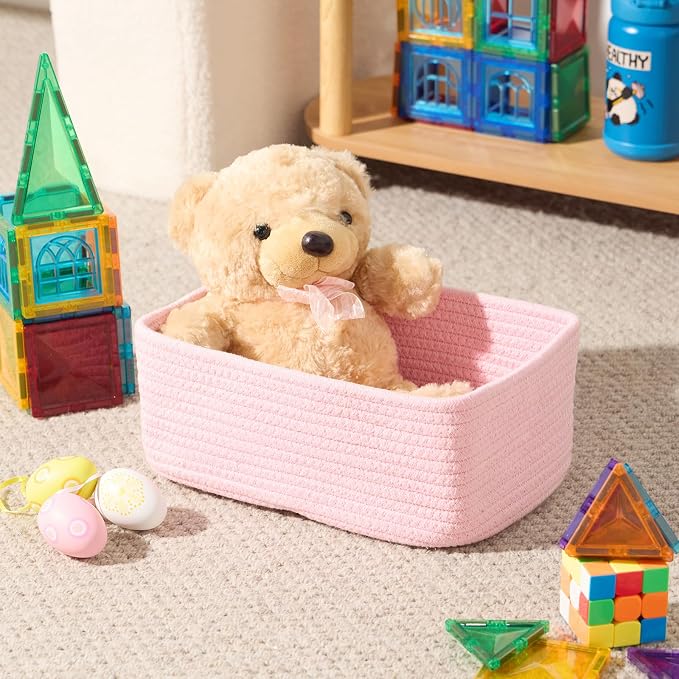 MiniArk Small Storage Baskets for Organizing | Closet Organizer Bins | Shelf - Image 4