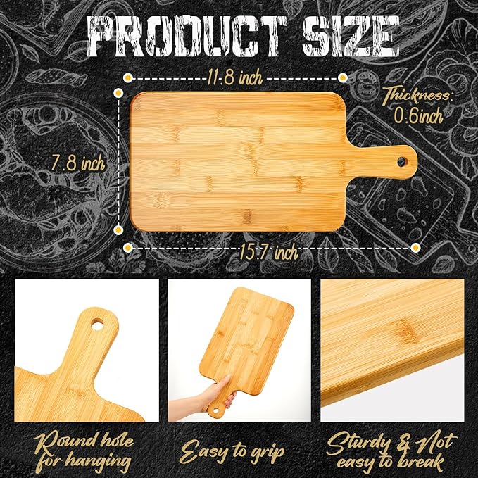 Nuenen 20 Pcs Wood Cutting Board - Image 2