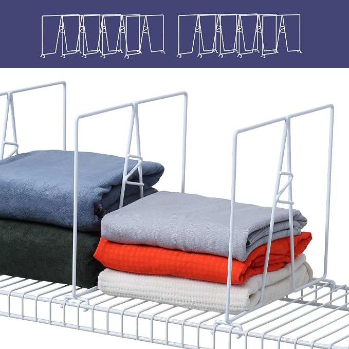 Wire Shelf Dividers by Unknown