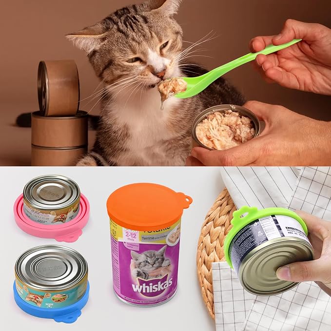 Lydia’s Deal Pet Food Can Covers 2-Pack, Thick Silicone Universal Can Lids - Image 4