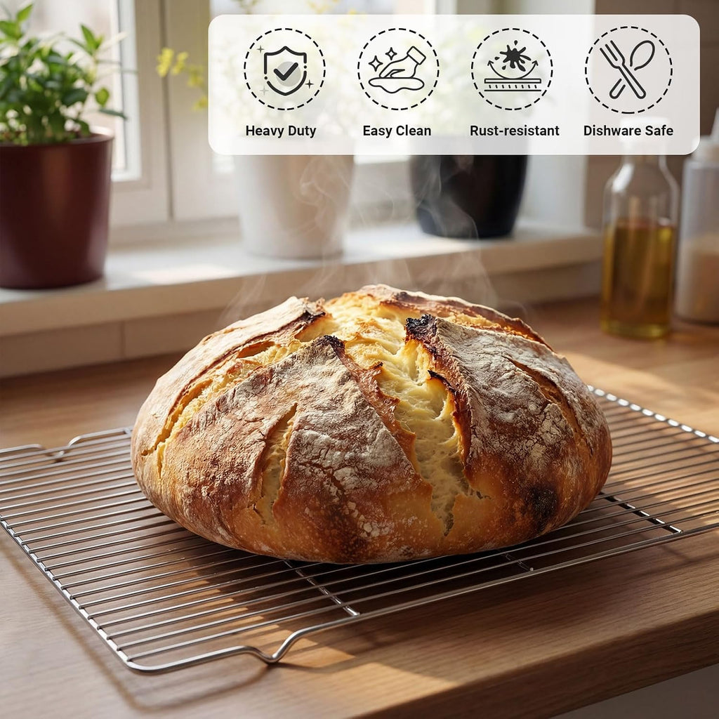 6 Pcs Cooling Racks, 24L X 16W X 1H Stainless Steel Wire Rack