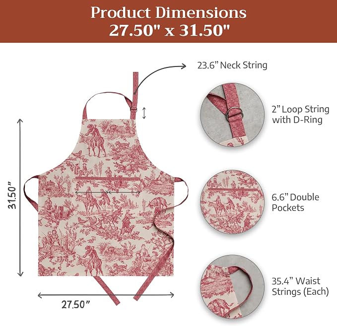 Maison d' Hermine 100% Cotton Apron - Image 7