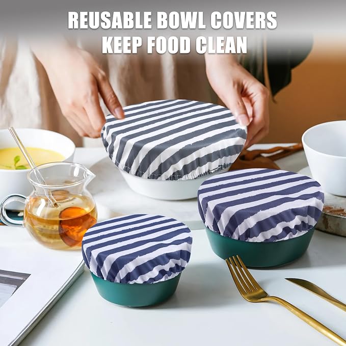 wegreeco Elastic Reusable Bowl Covers - Image 6
