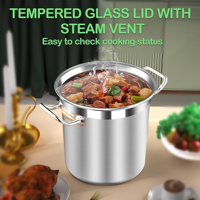 STOCKPOT Stainless Steel 20 Quart Stockpot - Image 5