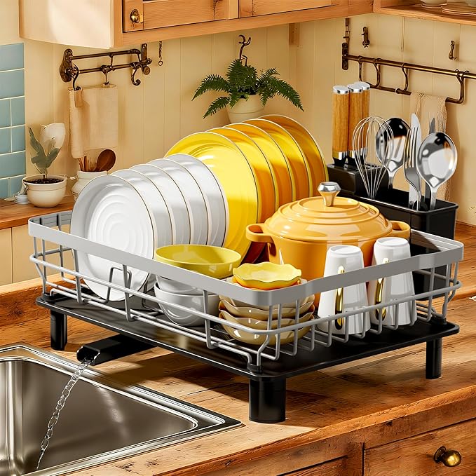 MOUKABAL Dish Drying Rack, Dish Rack, Stainless Steel Dish Racks by MOUKABALGREATHELPER