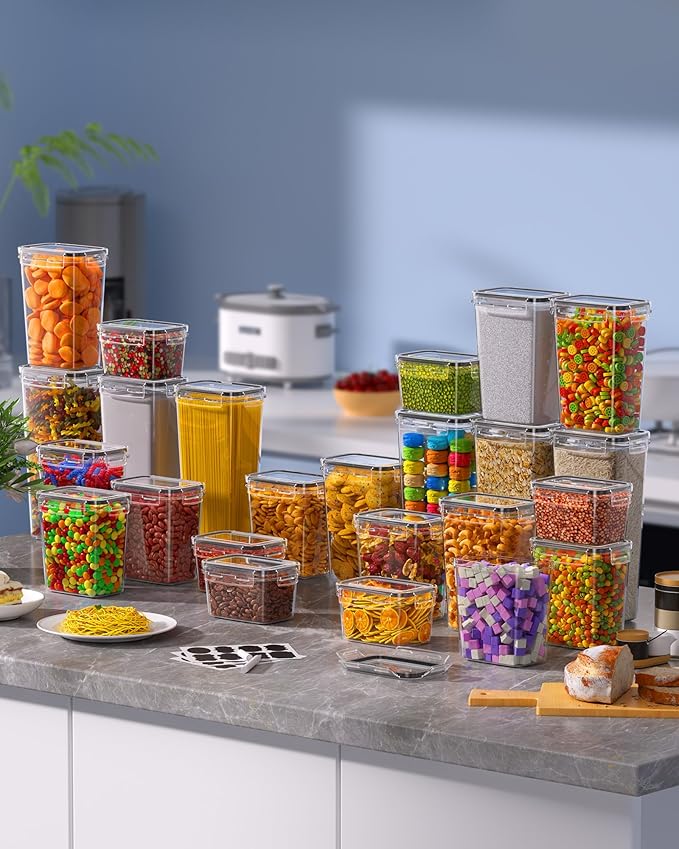 KEMETHY 30 PCS Airtight Food Storage Containers - Image 8