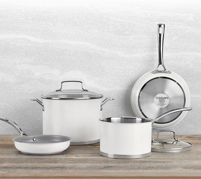Cuisinart Matte White Stainless Steel 11 Piece Set - Image 5