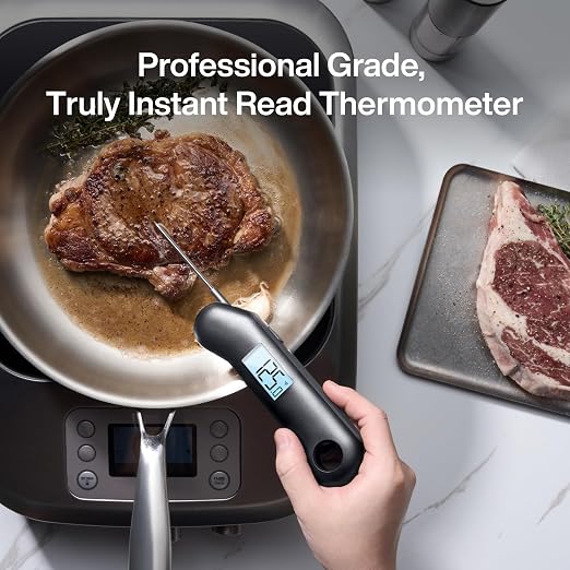 ProfessionaI Meat Thermometer Digital, 3X Faster 0.5 Sec Instant Read, NIST - Image 4